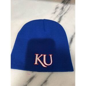 NWOT Adult NCAA Kansas Jayhawks Captivating Knit Beanie Hat
